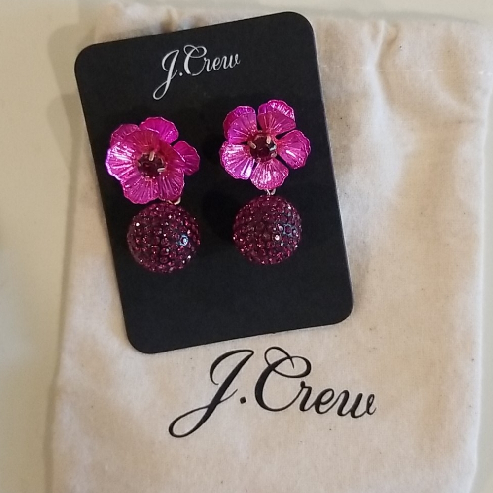 Jcrew pink earings
